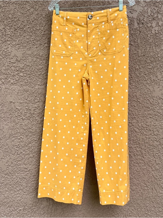 Anthropologie Pants - Anthropologie Maeve Wide Leg Collette Polka Dot Pants Size 26